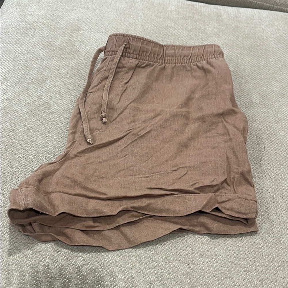 Women’s Tan Casual Pull on Shorts